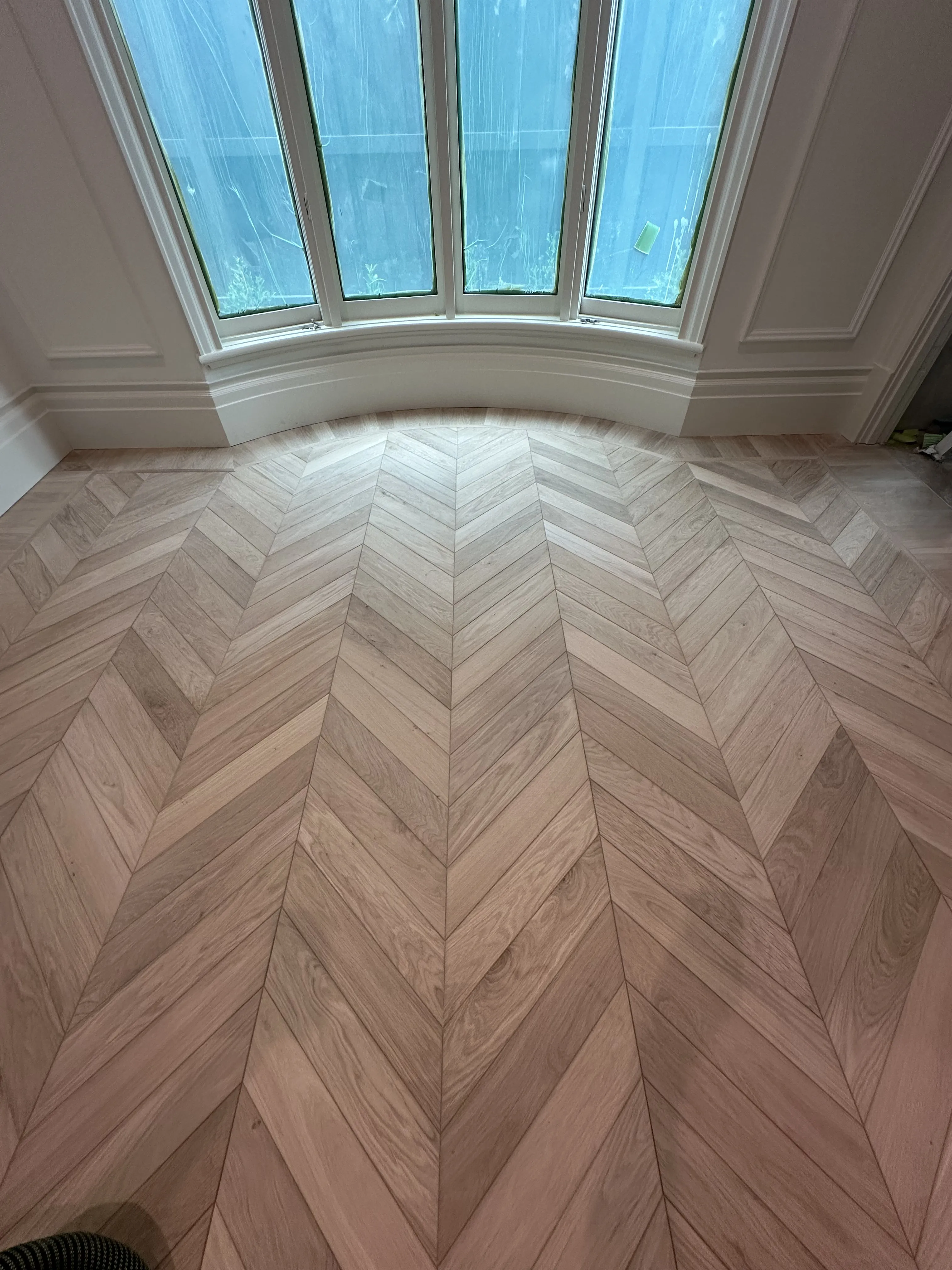Chevron Parquetry with Bespoke Detailing